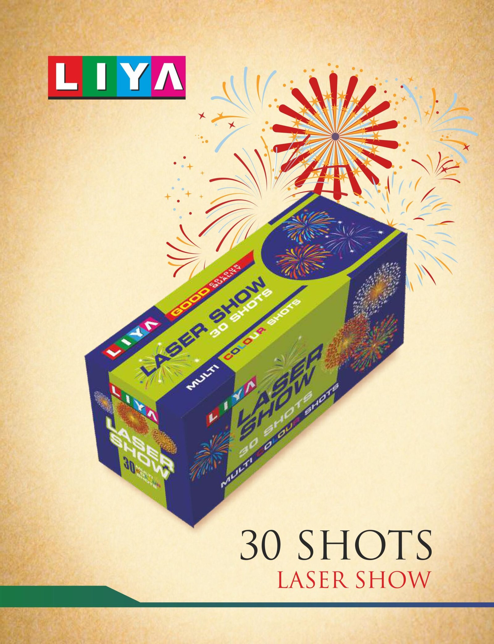 30 Shots Multi Color – Sri Vinayaka Fireworks